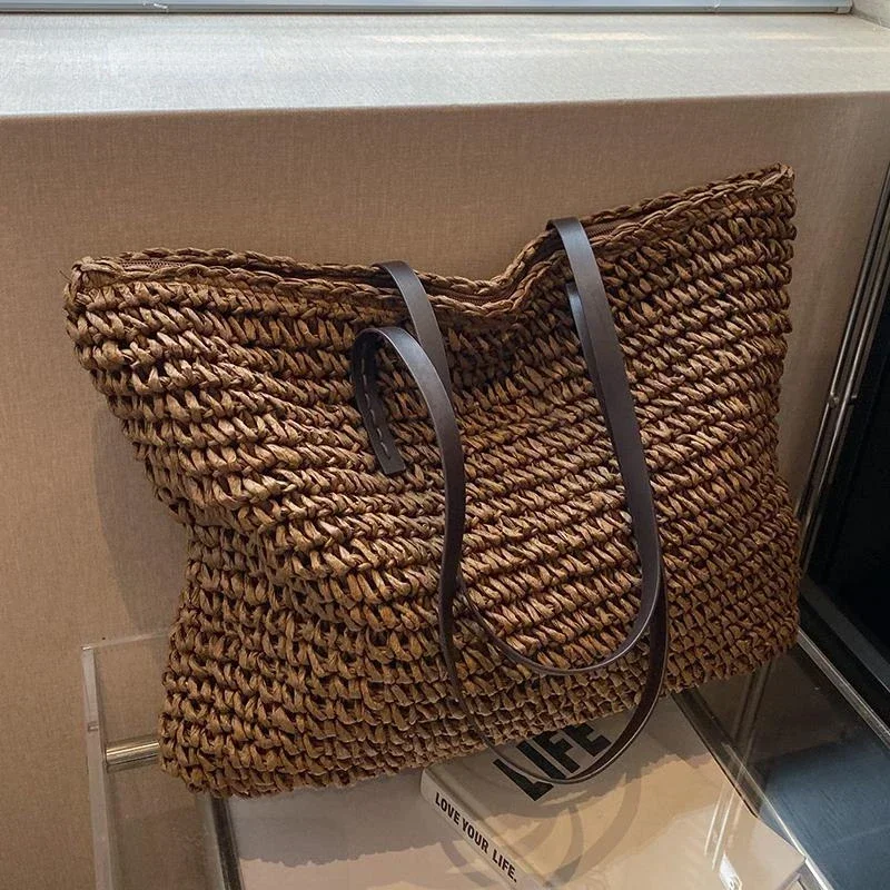 Luxury Bags On Sales - PU Lüks Tasarım Omuz Çantası Dokuma